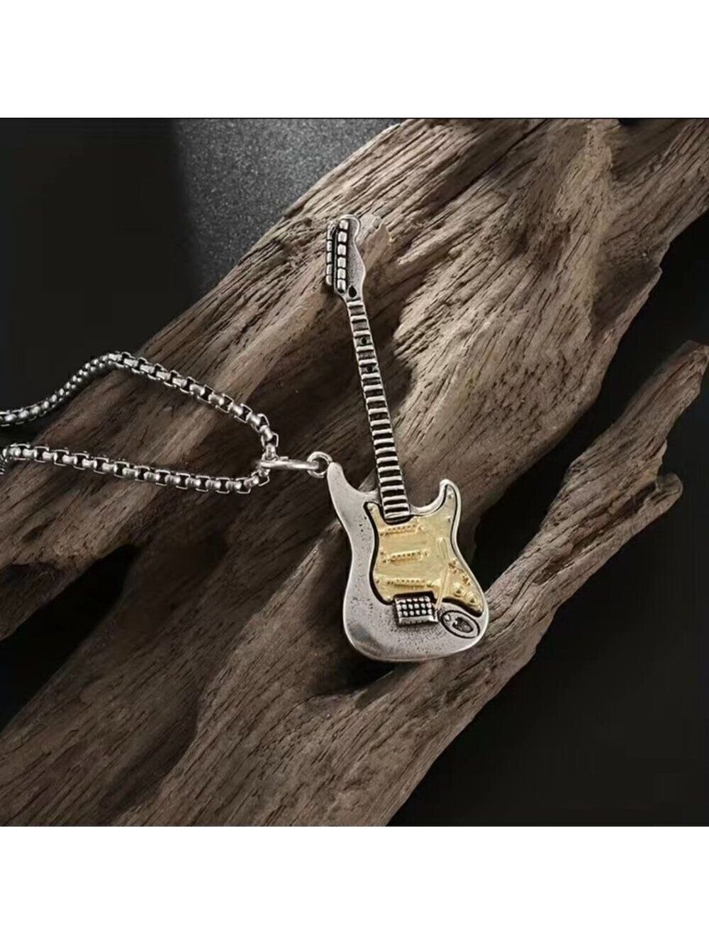 Large Guitar Rocker Necklace #737 - Picture 7 of 12